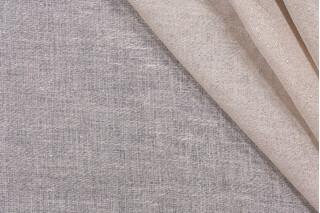 Grey Watkins Sheer Ecstasy Drapery Fabric in Silver