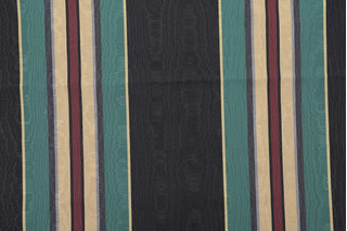 Scalamandre Montebello Moire Decorator Fabric in Black