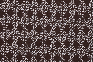 Scalamandre Pebbles Woven Solution Dyed Acrylic Outdoor Fabric in Espresso