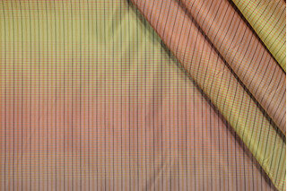 Scalamandre Sunburst Woven Decorator Fabric in Olive/Rust