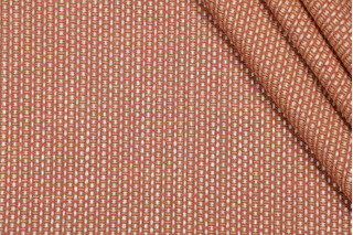 Scalamandre Powell Woven Upholstery Fabric in Papaya