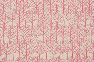 Grey Watkins On A Limb Woven Polyolefin Outdoor Fabric in Fuchsia