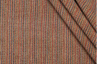 1 Yard Scalamandre Delmar Woven Chenille Upholstery Fabric in Rainbow