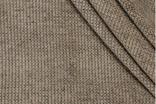 Scalamandre Cubic Woven Chenille Upholstery Fabric in Oregano/Mud