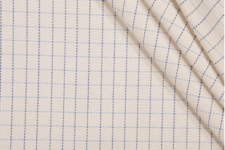 Fonthill Colombier Woven Upholstery Fabric in Blues