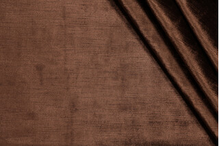 Scalamandre Velvet Upholstery Fabric in Brown