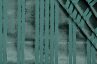 Scalamandre Silk Velvet Upholstery Fabric in Malachite