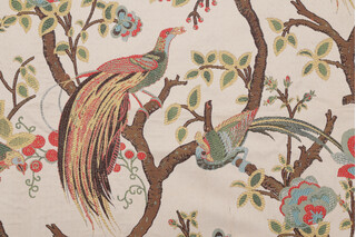 Tempo Phoenix Tapestry Upholstery Fabric in Jewel