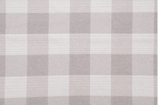 Check Woven Upholstery Fabric in Dove
