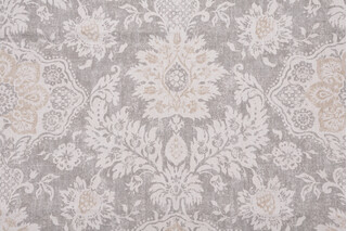 Magnolia Home Belmont Printed Cotton Drapery Fabric in Mist