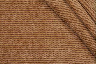 Scalamandre Yakamoz Woven Chenille Upholstery Fabric in Caramel