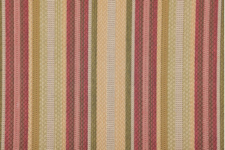 Scalamandre Giana Stripe Woven Upholstery Fabric in Artichoke