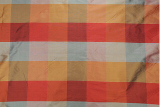 Scalamandre Smooth Plaid Silk Drapery Fabric in Fall