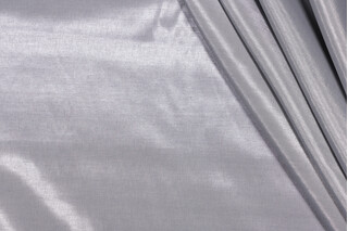 Beta Taffeta Woven Drapery Fabric in Chrome