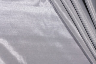 Beta Taffeta Woven Drapery Fabric in Chrome