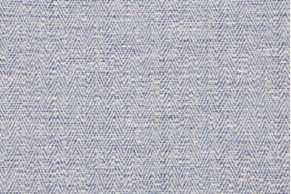 Herringbone Woven Upholstery Fabric in Marine
