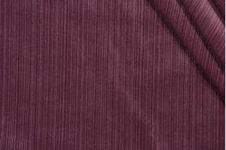 Striato Velvet Upholstery Fabric in Aubergine