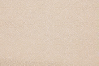 Abstract Matelasse Upholstery Fabric in Eggshell