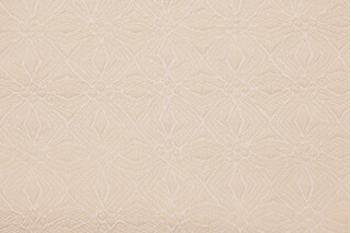 Abstract Matelasse Upholstery Fabric in Eggshell