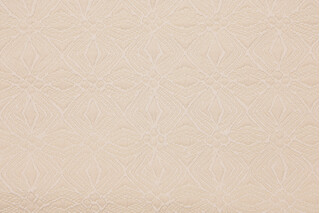 Abstract Matelasse Upholstery Fabric in Eggshell