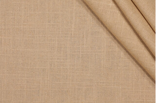Mill Creek Old Country Linen Blend Drapery Fabric in Chamois