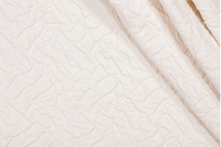 Haley Matelasse Upholstery Fabric in Angora
