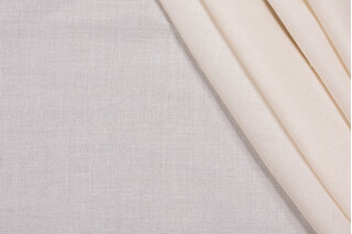 Sunbrella Mist Sheer Drapery Weight Solution Dyed Acrylic Outdoor Fabric in Parchment