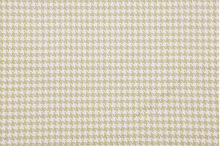 Houndstooth Woven Upholstery Fabric in Honeydew