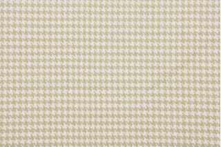 Houndstooth Woven Upholstery Fabric in Honeydew
