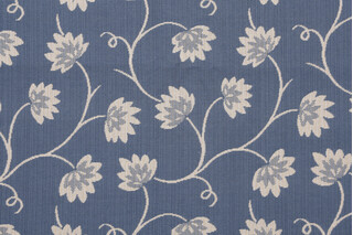 Provence Woven Upholstery Fabric in Blue