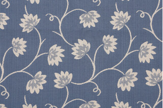 Provence Woven Upholstery Fabric in Blue