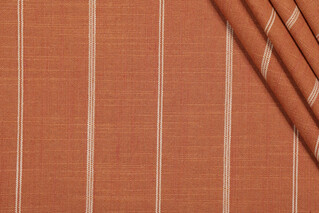 Richloom Leon Woven Upholstery Fabric in Pumpkin 
