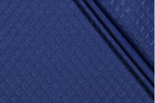 Richloom Veranda-Diamond Tech Woven Polyester Outdoor Fabric in Cobalt