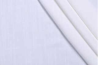 Lino Textiles Logan Woven Polyester Drapery Fabric in Ivory