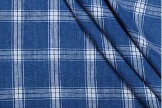 Kaufmann Preston Woven Decorator Fabric in Cobalt