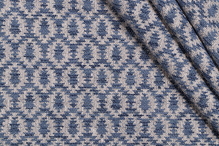 Mill Creek Epicenter Woven Upholstery Fabric in Indigo