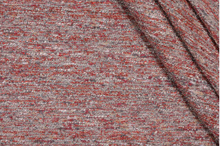 Mill Creek Drama Club Latex Backed Upholstery Fabric in Cardinal 