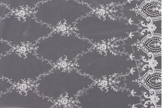 1 Yard Scalamandre 120 inch Sheer Lace Drapery Fabric in Beige