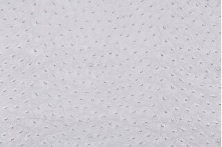 Scalamandre Struzzo Vinyl Upholstery Fabric in Silver