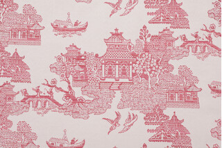 Scalamandre Tapestry Upholstery Fabric in Strawberry