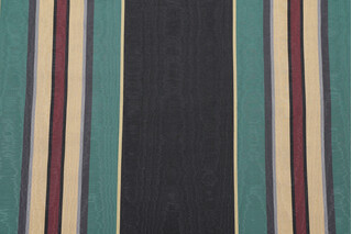 Scalamandre Montebello Moire Decorator Fabric in Black
