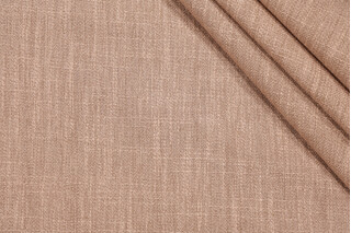 Scalamandre Flax Woven Linen Upholstery Fabric in Toast