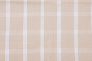 Fonthill Windsor Woven Upholstery Fabric in Beige/White