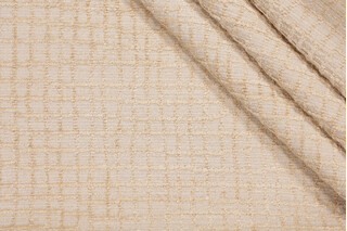 Scalamandre Woven Chenille Upholstery Fabric in Beige