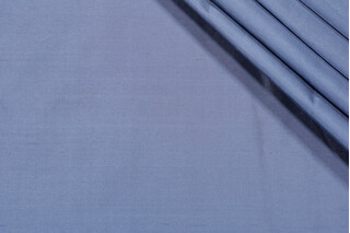Solid Backed Silk Decorator Fabric in Blue