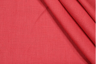 P Kaufmann Slubby Basket Woven Cotton Upholstery Fabric in Rosehip