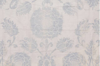Venetian Ottoman Printed Drapery Fabric in Celestial