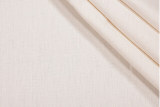 P Kaufmann Kalahari Woven Linen Upholstery Fabric in Antique White