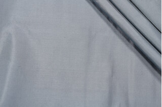 Tikka Backed Silk Decorator Fabric in Steel