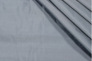 Tikka Backed Silk Decorator Fabric in Steel